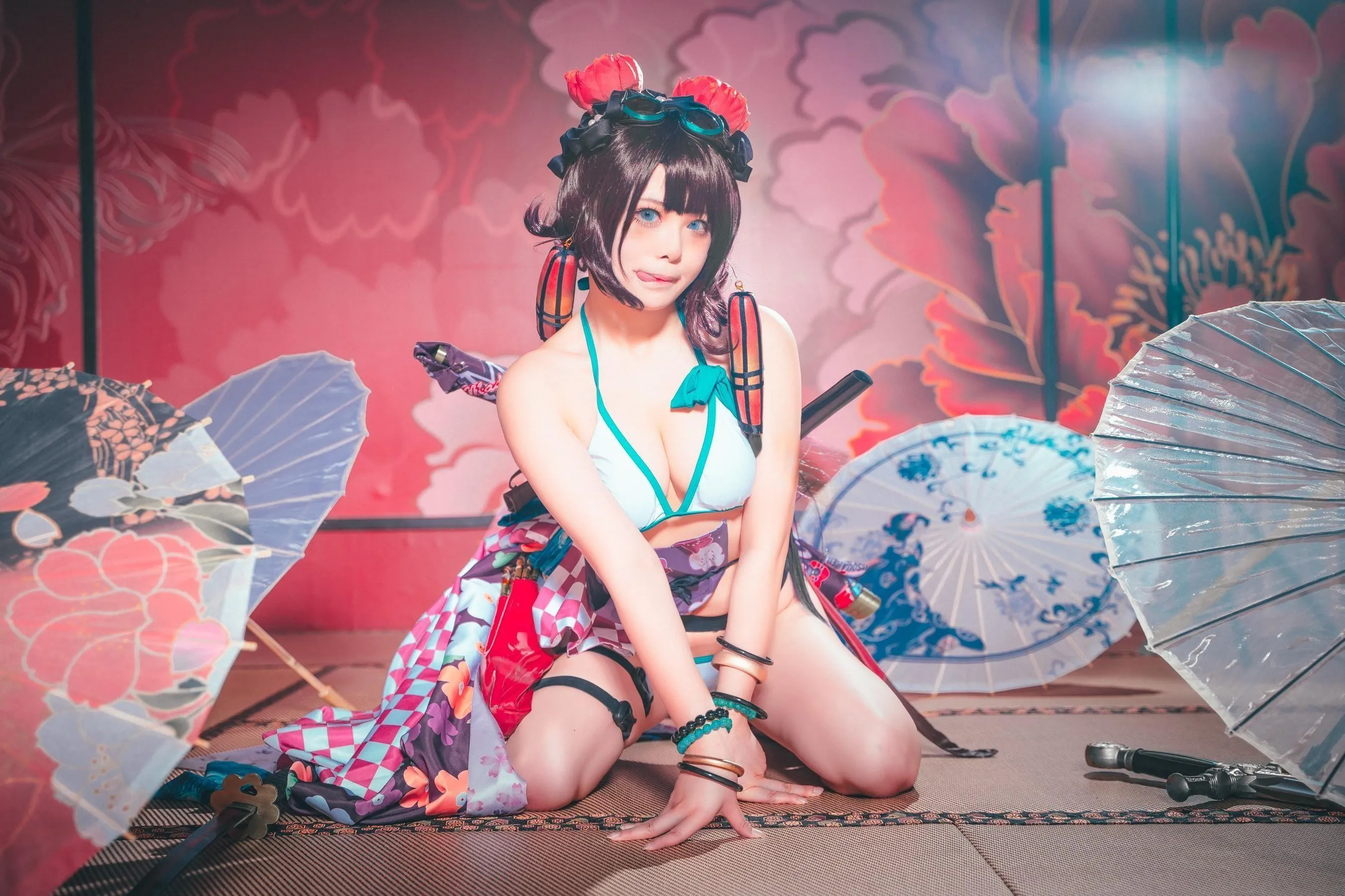 w百合欧皇子w – NO.12 水着阿荣 [21P]插图7